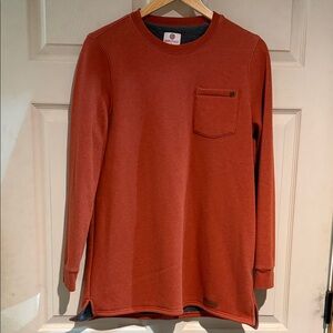 Marleylilly fleece-lined orange sweater